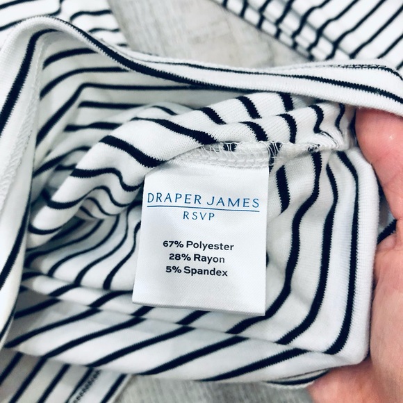 Draper James Striped Long Sleeve Top XS - Picture 9 of 9